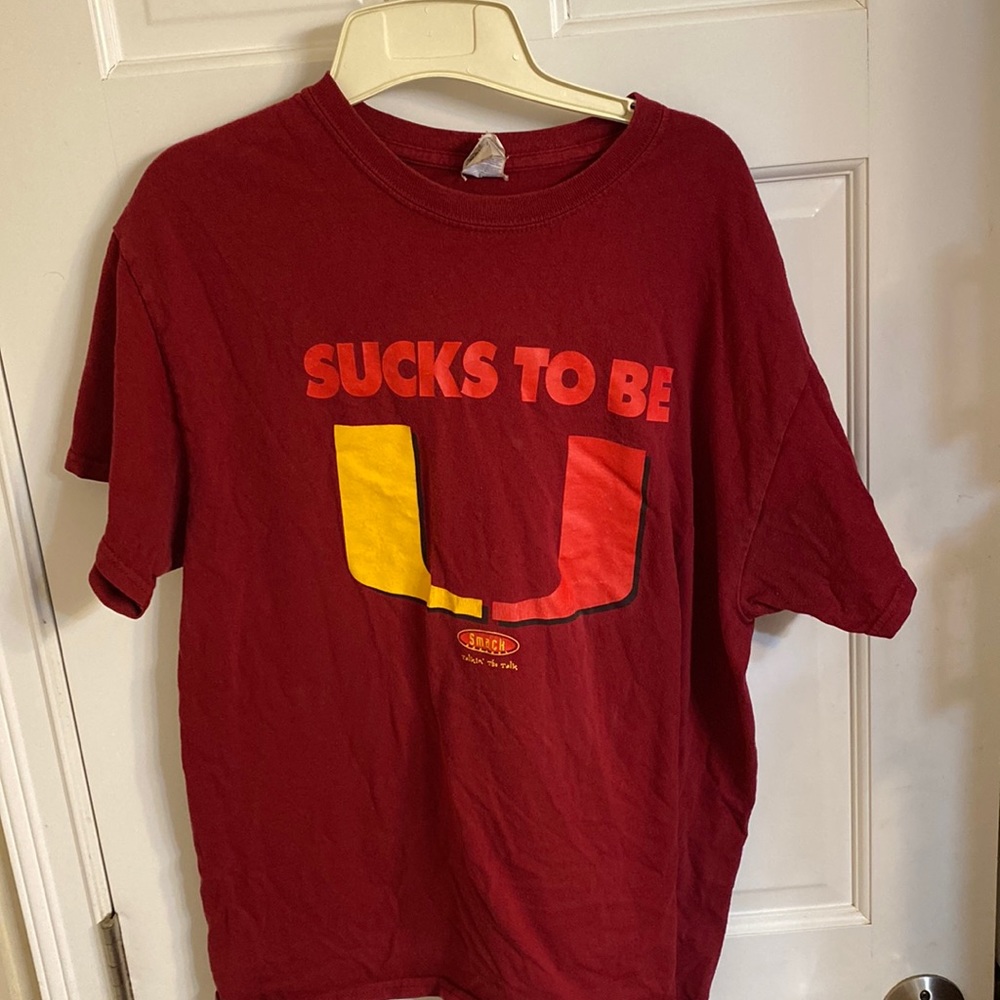 Large FSU college smack t shirt